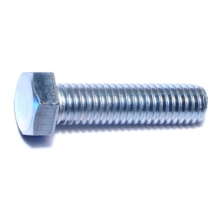 3/8-16 Hex Head Cap Screw, Zinc Plated Steel, 1-1/2 In L, 10 PK